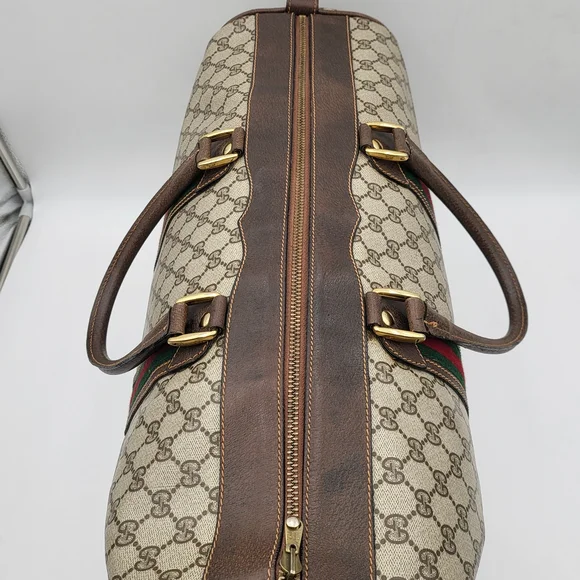 Gucci Sherry Line Boston 50 Travel Bag Weekender..Authentic.. - Picture 5 of 16